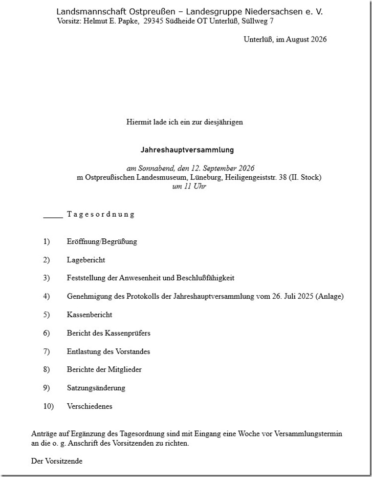 einladung jhv